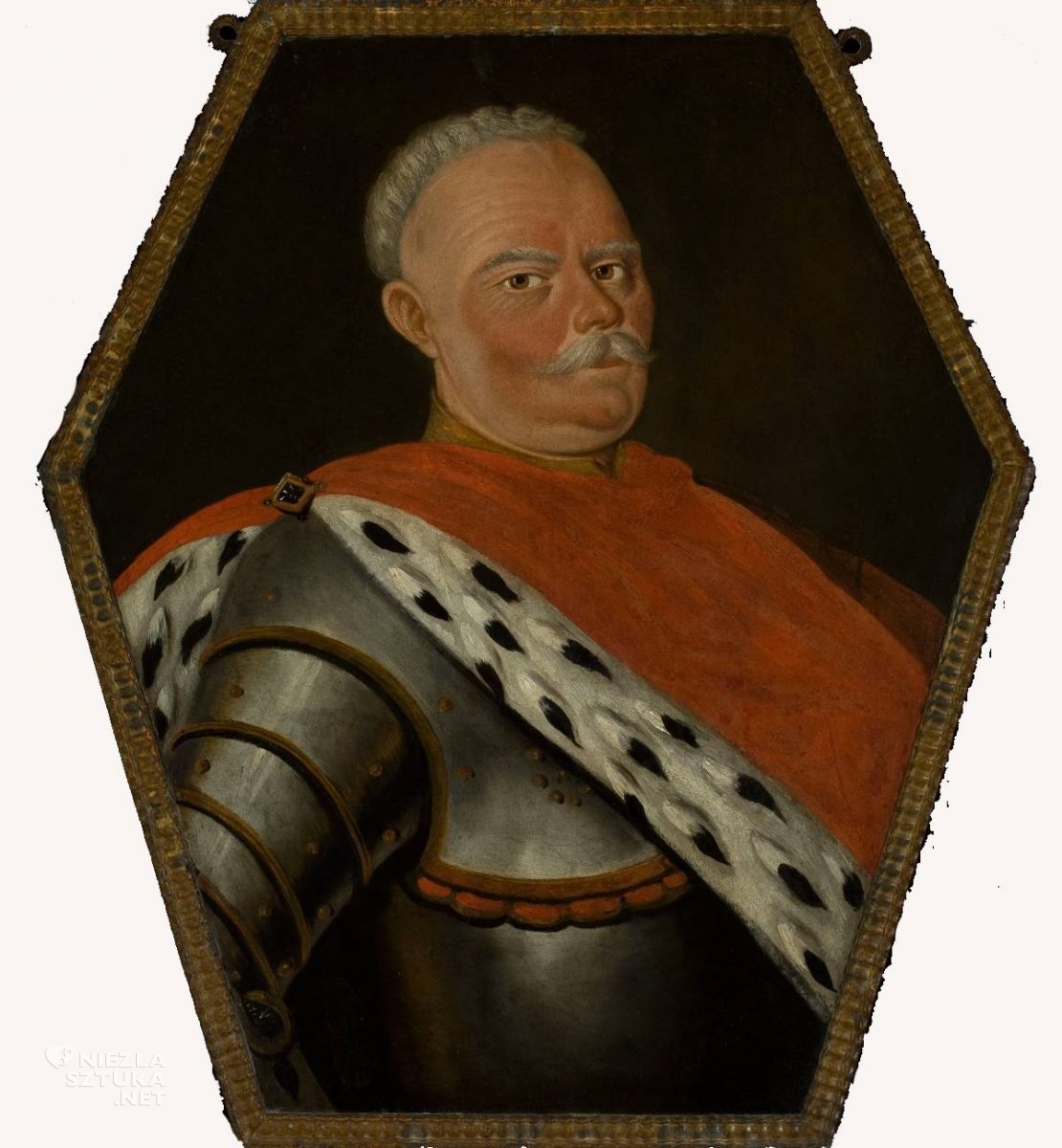 Portret trumienny Bogusława Unruga, starosty gnieźnieńskiego, portrety trumienne, sztuka funeralna, Muzeum Ziemi Międzyrzeckiej im. Alfa Kowalskiego, niezła sztuka