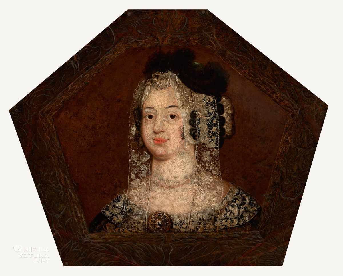 Portret trumienny, kobieta XVII wiek, niezła sztuka