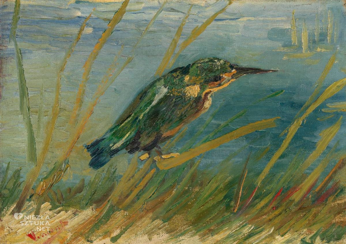 Vincent van Gogh, japonizm, Zimorodek, malarstwo holenderskie, Niezła Sztuka