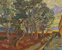 Vincent van Gogh, Ogród szpitala, Jesień w sztuce, Park, Niezła sztuka