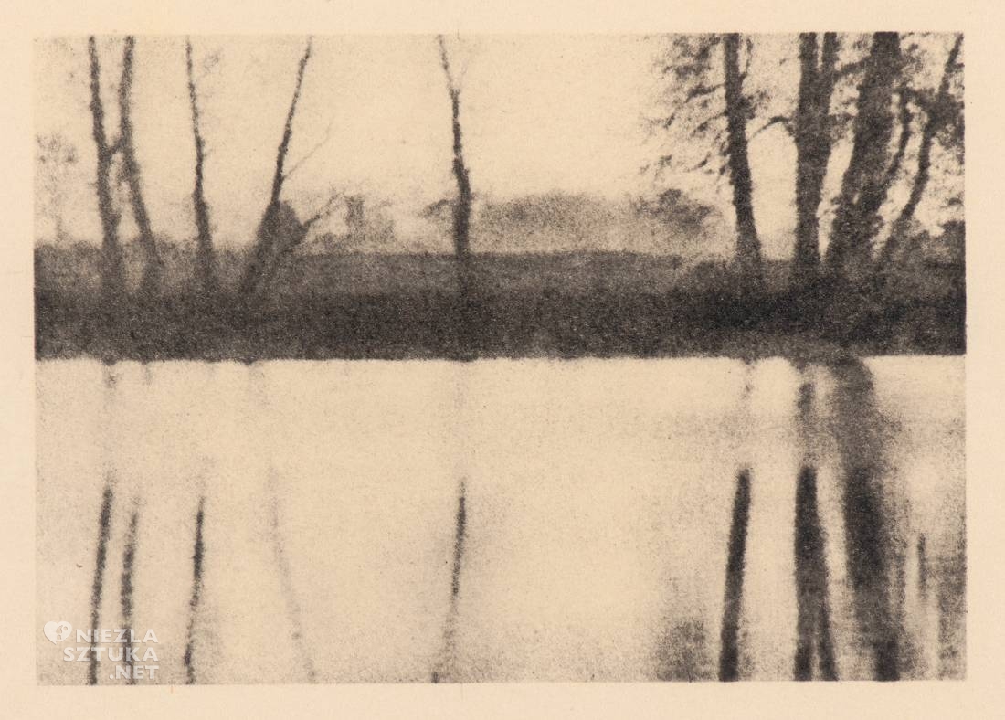 Antoni Wieczorek, Pejzaż, przetłok bromolejowy, fotografia-pozytyw, fotografia, historia fotografii, niezła sztuka