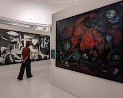 Waldemar Cwenarski, Fangor, Guernica, Czułość. Powroty i poszukiwania, wystawa, relacja z wystawy, wernisaż, Muzeum Narodowe we Wrocławiu, Pawilon Czterech Kopuł, Niezła Sztuka