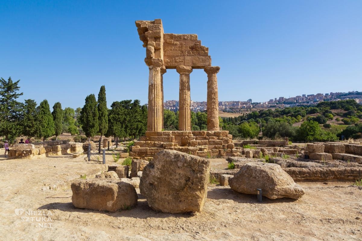 Dolina Świątyń, Sycylia, Valle dei Templi, sztuka grecka, antyk, sztuka antyczna, fotografia, niezła sztuka