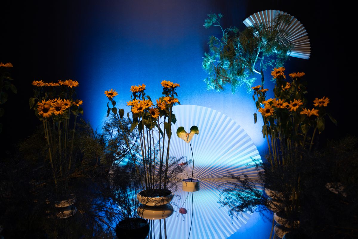ikebana, wystawa, muzeum manggha, japonia, niezła sztuka