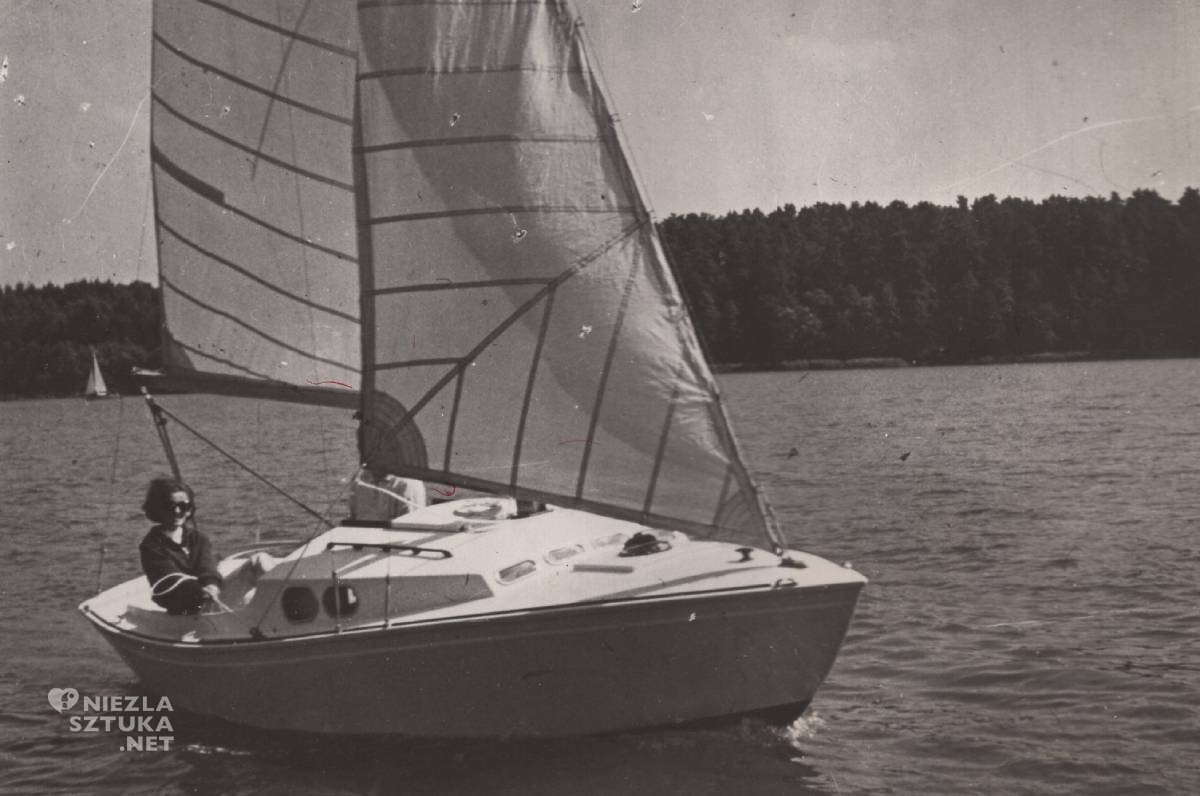 Roman Modzelewski, jacht, zdjęcie, archiwum, sztuka polska, sztuka współczesna, niezła sztuka