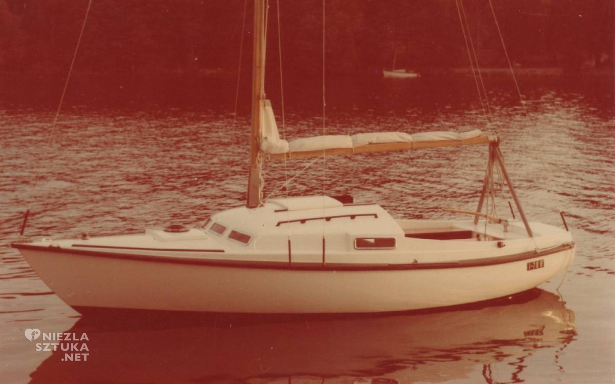 Roman Modzelewski, jacht, zdjęcie, archiwum, sztuka polska, sztuka współczesna, niezła sztuka
