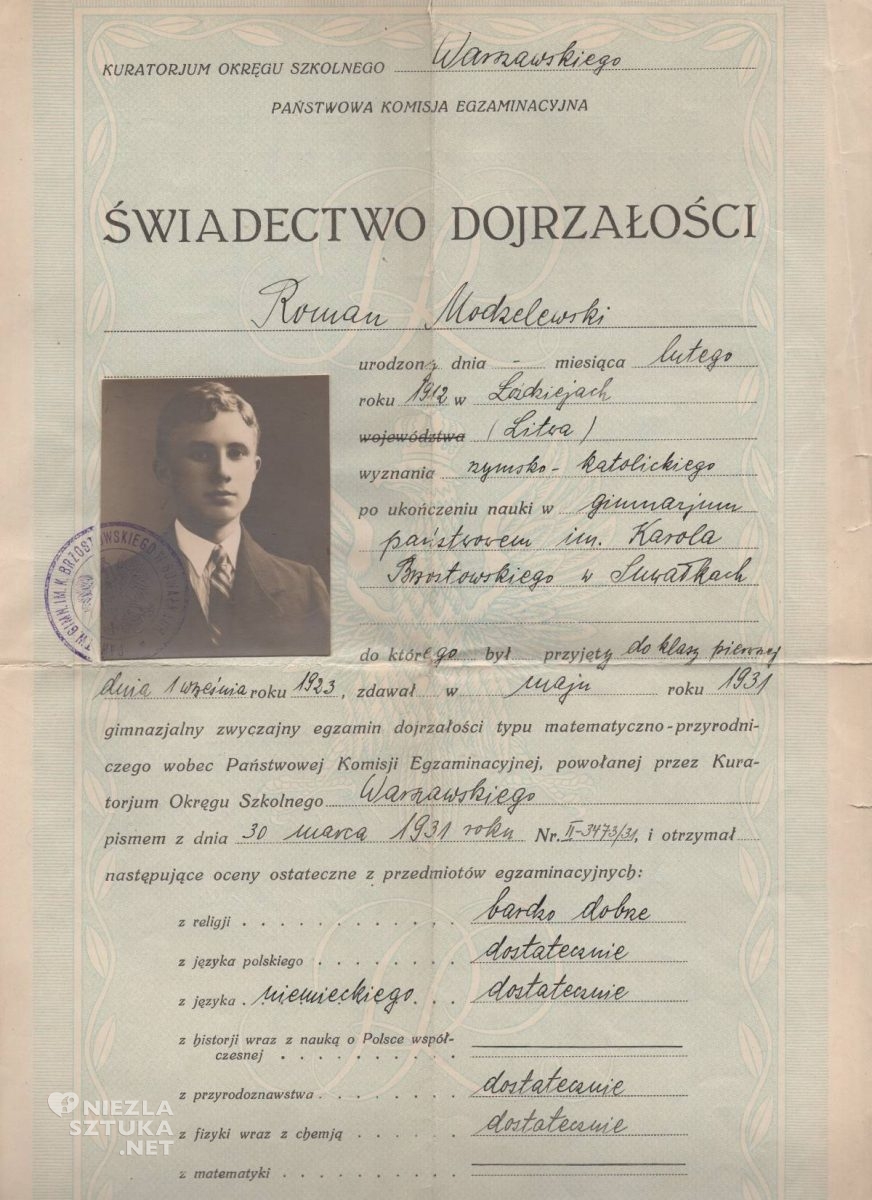 Roman Modzelewski, zdjęcie, archiwum, sztuka polska, sztuka współczesna, niezła sztuka