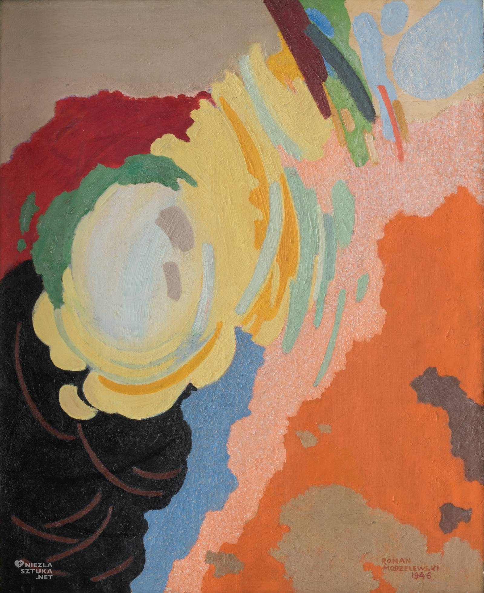 Roman Modzelewski, Słońce II - Obraz nr 6, sztuka polska, sztuka współczesna, niezła sztuka