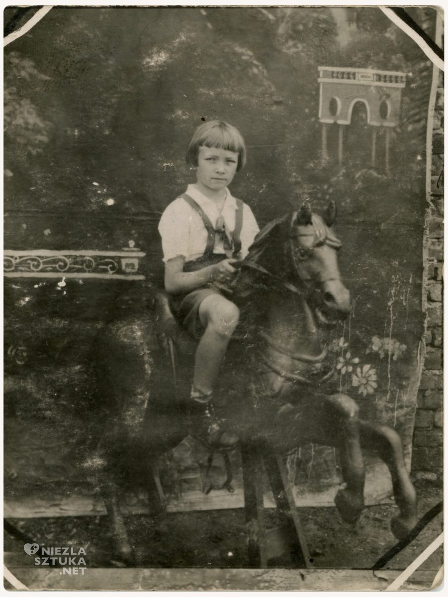 Waldemar Cwenarski jako dziecko, fotografia, zdjęcie, sztuka polska, niezła sztuka