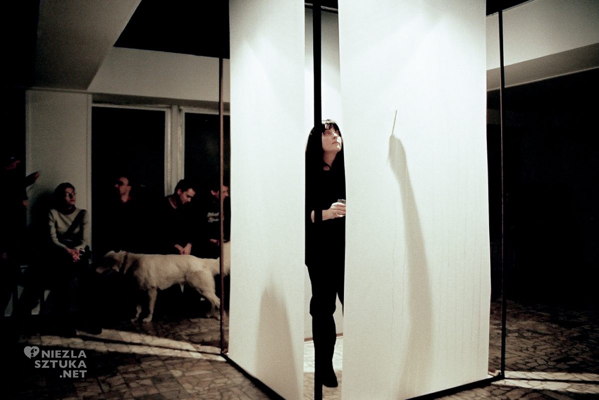 Bożenna Biskupska, Wytyczanie obrazu, Adam Falkiewicz, akcja artystyczna, sztuka polska, sztuka współczesna, kobiety w sztuce, Fundacja Sztuki Współczesnej In Situ, Niezła Sztuka