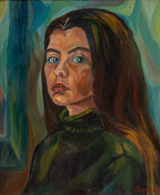 Bożenna Biskupska, Autoportret, sztuka polska, sztuka współczesna, kobiety w sztuce, Fundacja Sztuki Współczesnej In Situ, Niezła Sztuka