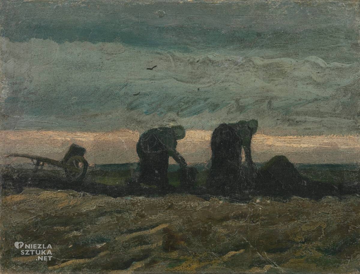 Vincent van Gogh, Kobiety na torfowisku, Van Gogh Museum, Jesień, Niezła Sztuka