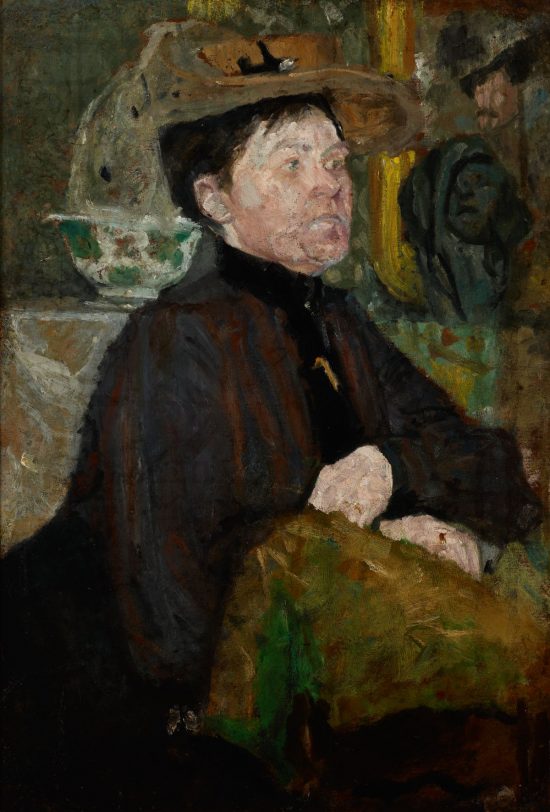 Olga Boznańska, Portret Pani Getter, Portret kobiecy, sztuka polska, kobiety w sztuce, malarki, niezła sztuka