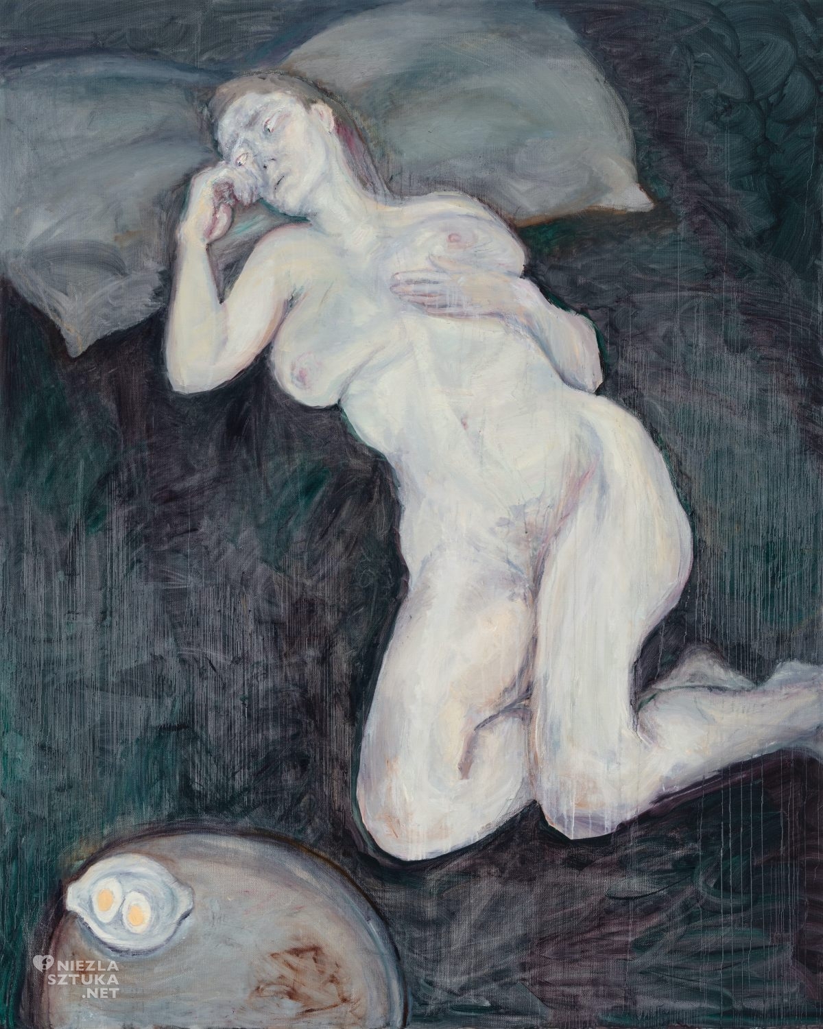 Celia Paul, Duch dziewczynki z jajkiem, sztuka brytyjska, kobiety w sztuce, sztuka współczesna, niezła sztuka