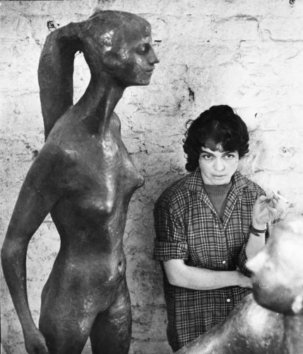 Alina Szapocznikow, Trudny Wiek, zdjęcie, archiwum, kobiety w sztuce, sztuka polska, sztuka współczesna, niezła sztuka