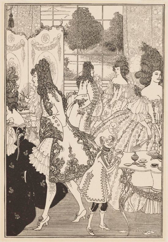 Aubrey Beardsley, The Rape of the Lock, sztuka brytyjska, sztuka angielska, niezła sztuka