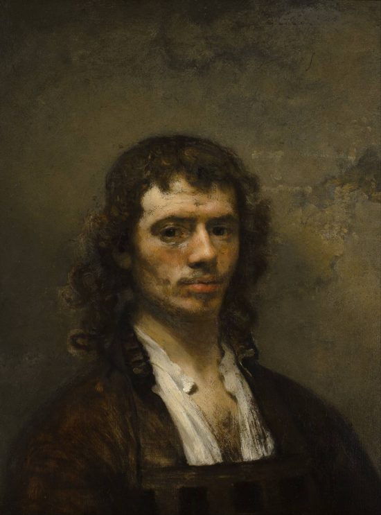 Carel Fabritius, Autoportret, malarstwo holenderskie, niezła sztuka