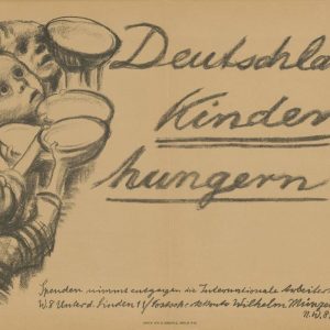 Käthe Kollwitz, Niemieckie dzieci głodują!, plakat, kobiety w sztuce, sztuka niemiecka, niezła sztuka