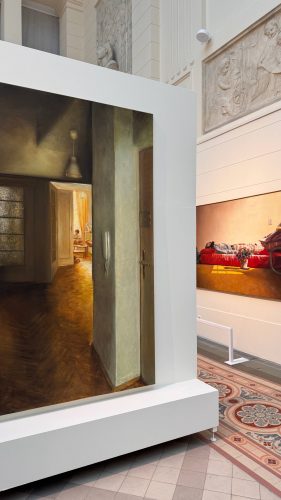 Ukryte znaczenia motyw wnętrz w sztuce, Łukasz Korolkiewicz, wystawa, Muzeum Narodowe w Poznaniu, relacja z wystawy, niezła sztuka