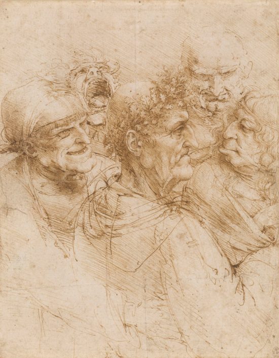 Leonardo da Vinci, Mężczyzna oszukany przez Cyganów, sztuka renesansowa, szkic, niezła sztuka