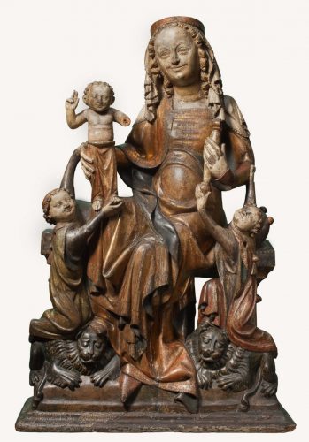 Tronująca Maria z Dzieciątkiem na lwach, Madonna ze Skarbimierza, niezła sztuka
