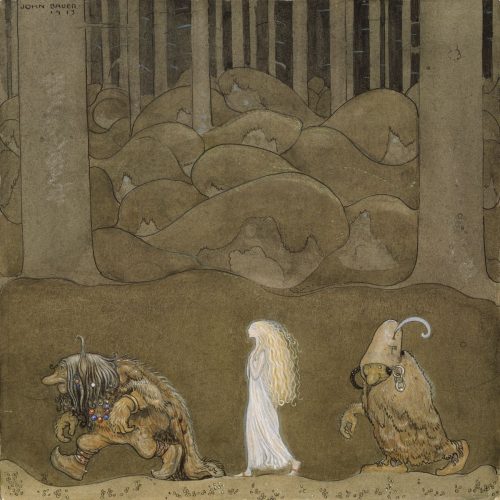 John Bauer, Trolle, sztuka północy, sztuka skandynawska, ilustracja, niezła sztuka