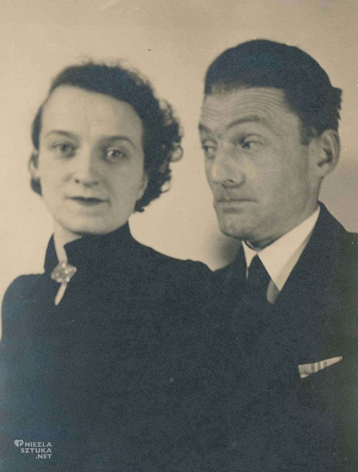 Eugenia z domu Kozłowska i Leonard Sempoliński, rodzice Jacka Sempolińskiego, Jacek Sempoliński, zdjęcie, fotografia, archiwum, sztuka polska, sztuka współczesna, niezła sztuka