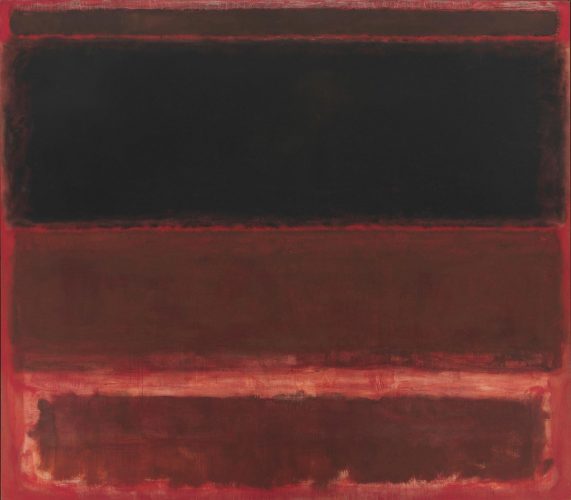 Mark Rothko, Four Darks in Red, malarstwo, abstrakcja, niezła sztuka