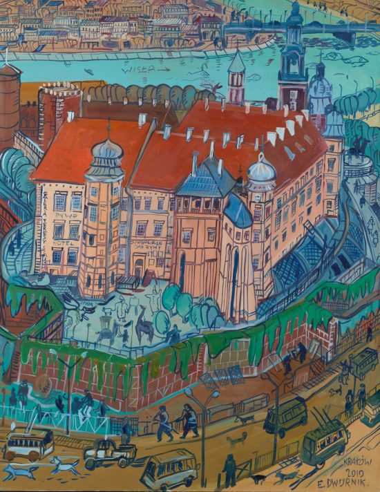 Edward Dwurnik, Wawel, sztuka polska, malarstwo współczesne, Kraków, niezła sztuka