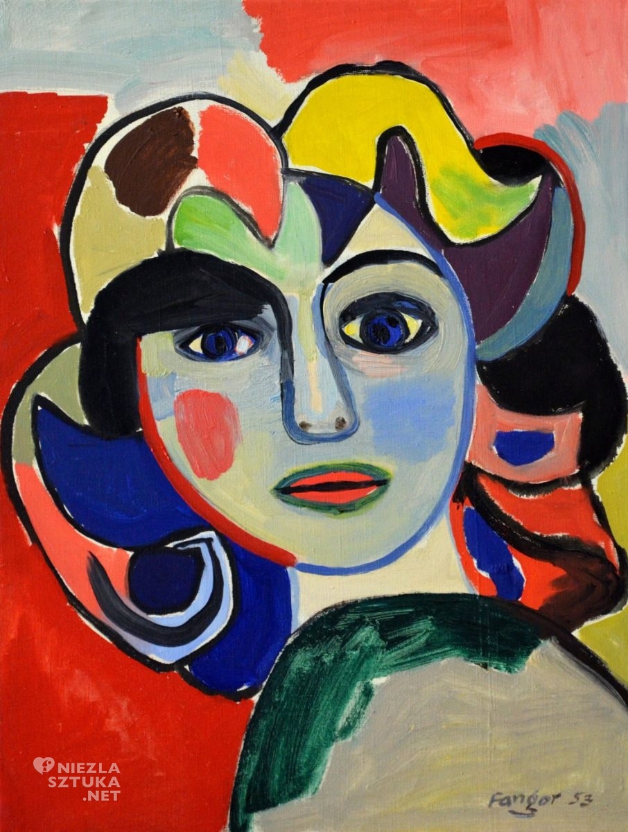 Alina szapocznikow, Wojciech Fangor, obraz, niezła sztuka