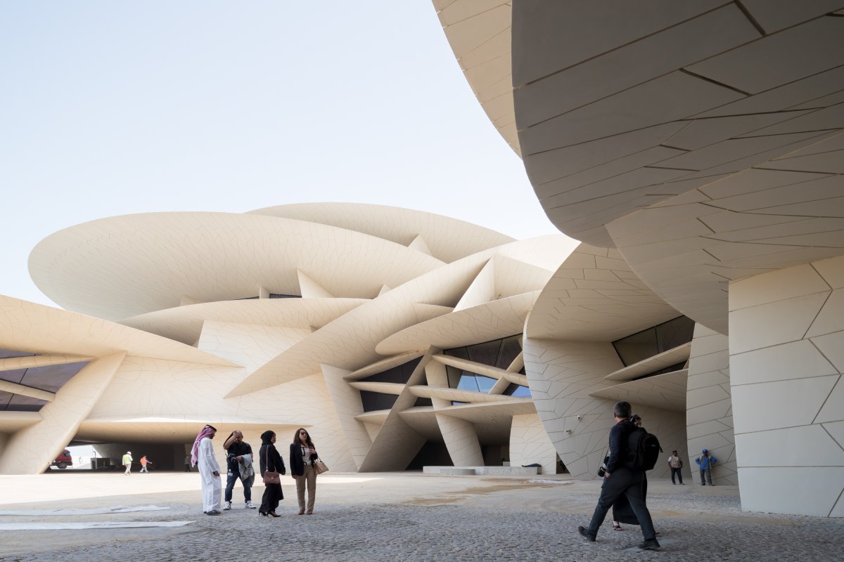National Museum of Qatar, Designerskie muzea świata, niezwykłe budynki, architektura, Najbardziej niezwykłe muzea na świecie, niezła sztuka