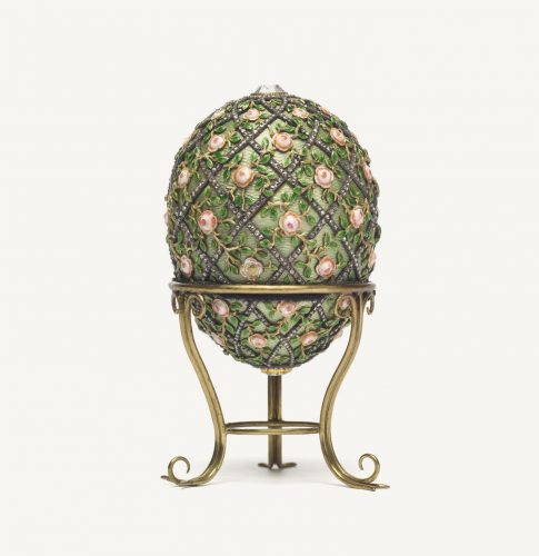 Henrik Wigström, Fabergé, Jajko z kratką różaną, arcydzieła złotnicze, jubilerstwo, niezła sztuka