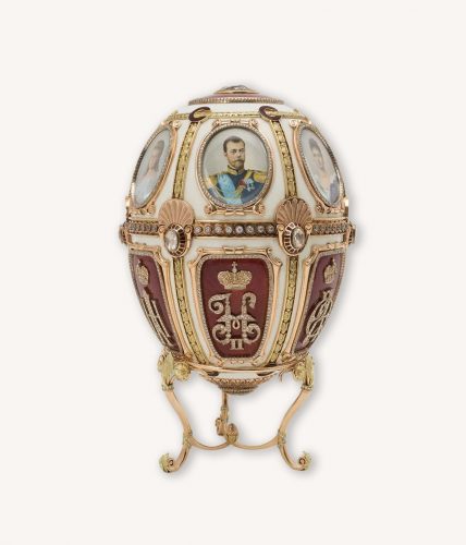Michaił Pierchin, Henrik Wigström, Fabergé, Jajko rocznica ślubu, arcydzieła złotnicze, jubilerstwo, niezła sztuka