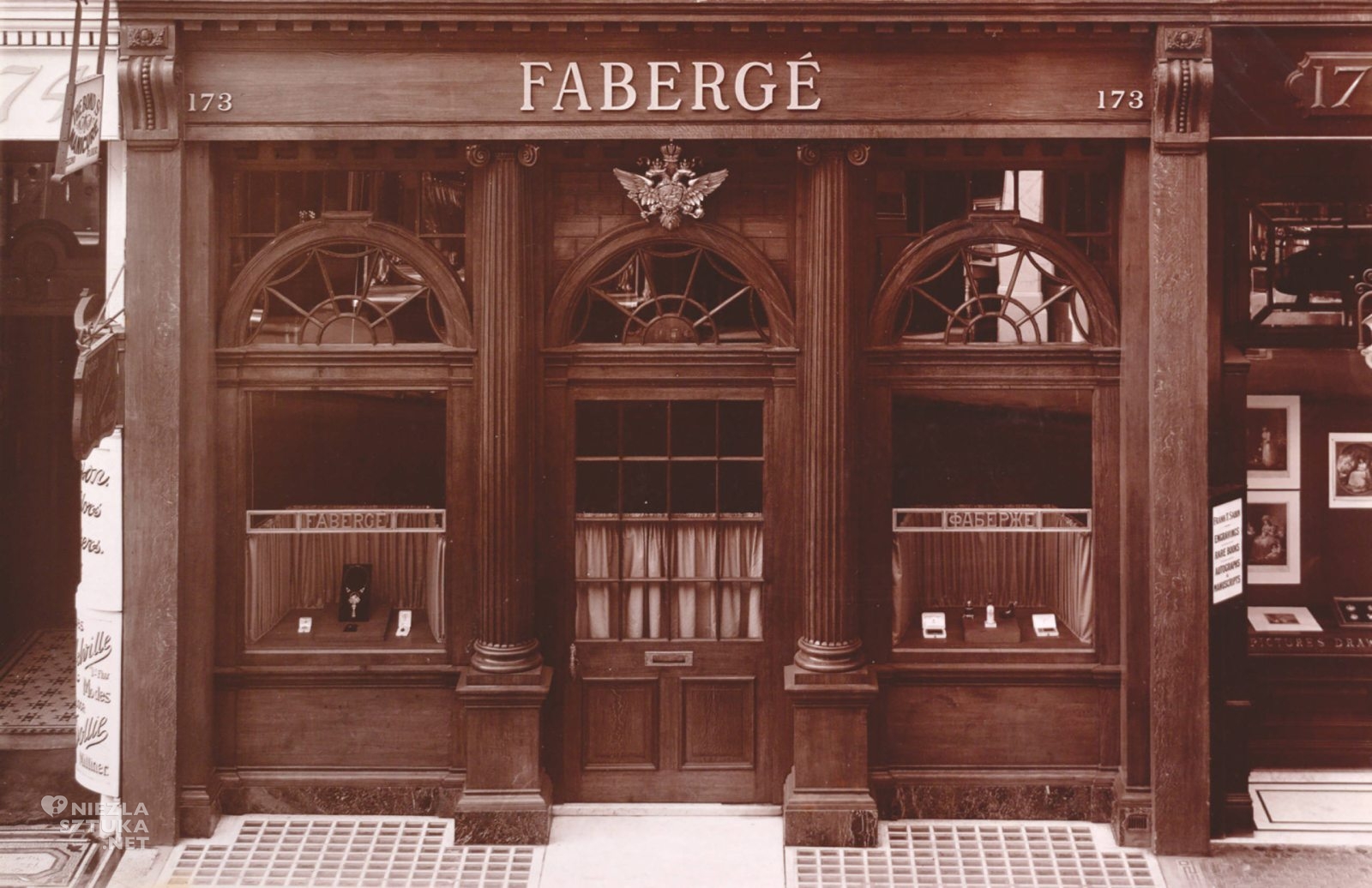 Siedziba Fabergé przy New Bond Street, Fabergé w Londynie, arcydzieła złotnicze, jubilerstwo, niezła sztuka