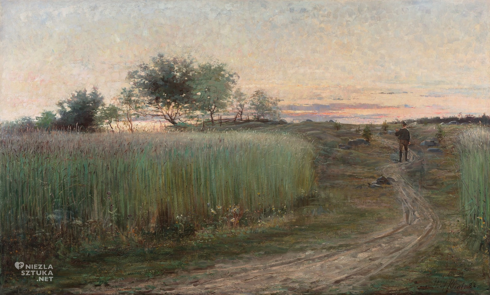 Hilma af Klint, Letni krajobraz, kobiety w sztuce, sztuka kobiet, niezła sztuka