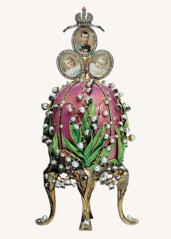 Michaił Pierchin, Faberge, Jajko z konwaliami, arcydzieła złotnicze, jubilerstwo, niezła sztuka