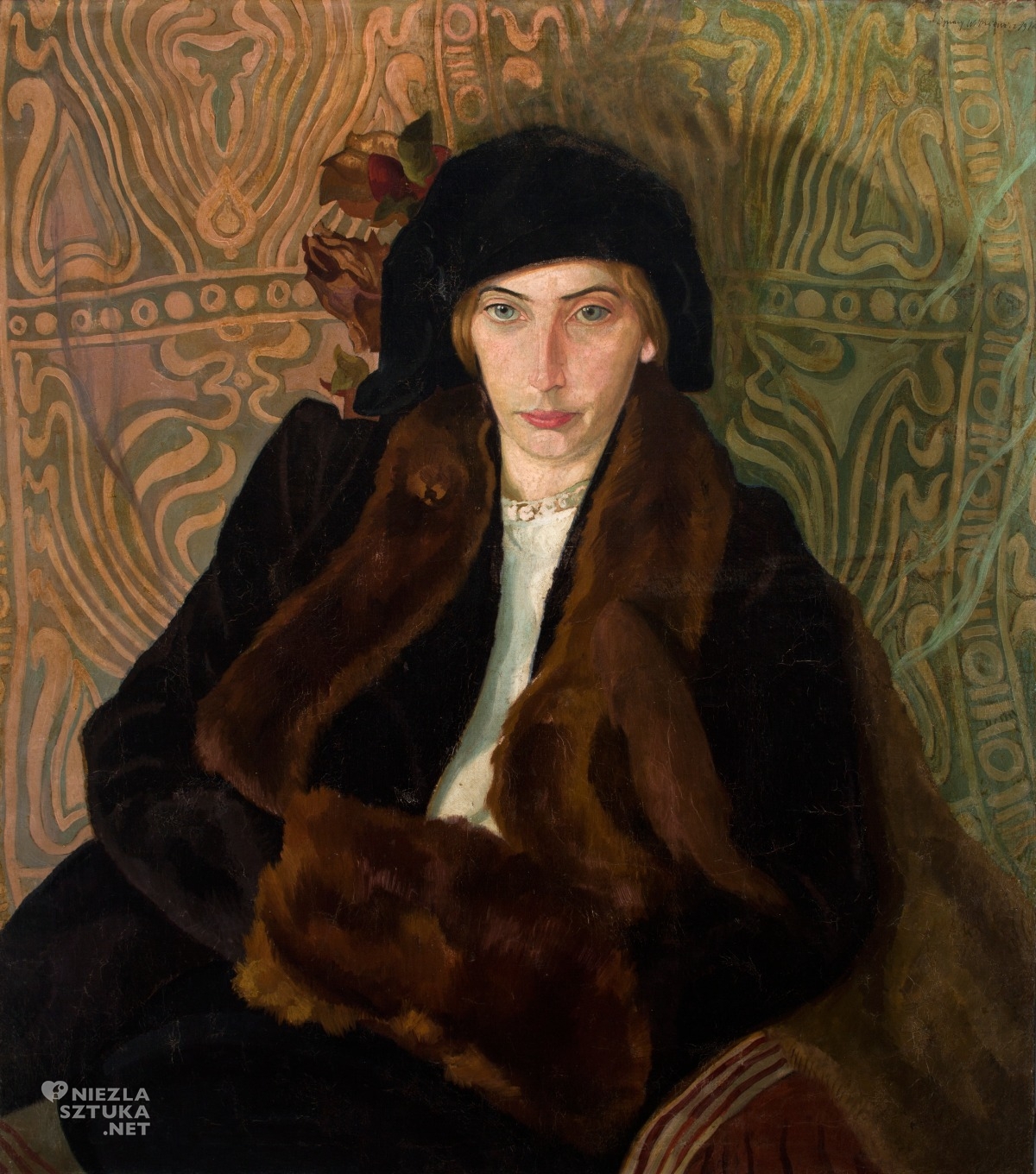 Stanisław Ignacy Witkiewicz (Witkacy), Portret Eugenii Dunin-Borkowskiej, malarstwo, niezła sztuka