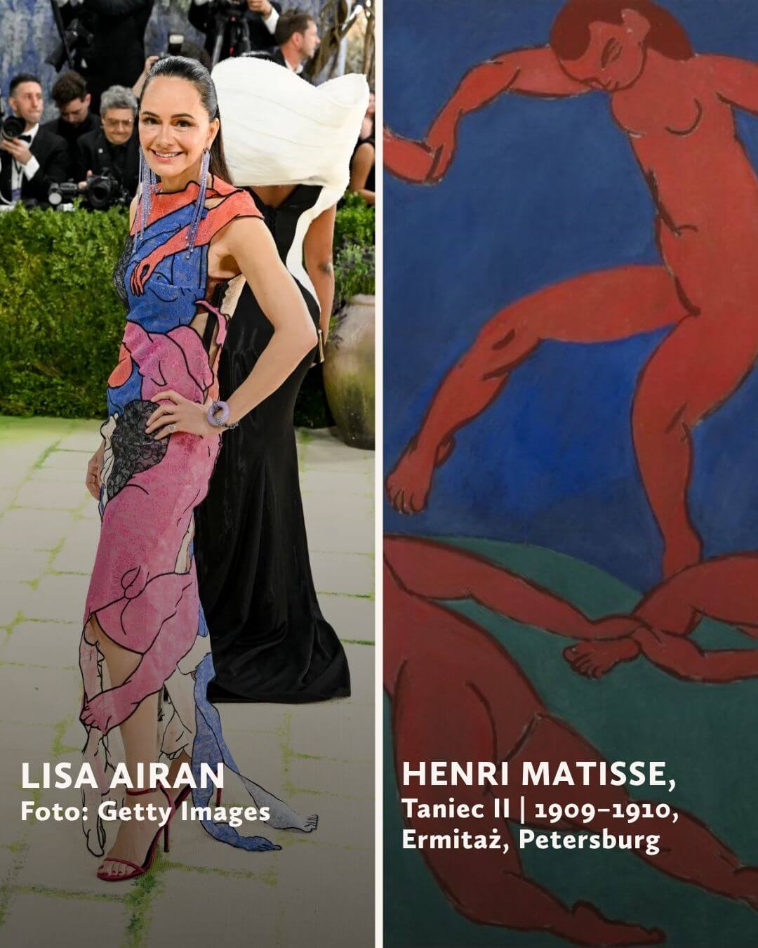 Lisa Airan, Henri Matisse, MET Gala 2026, stroje inspirowane sztuką, niezła sztuka