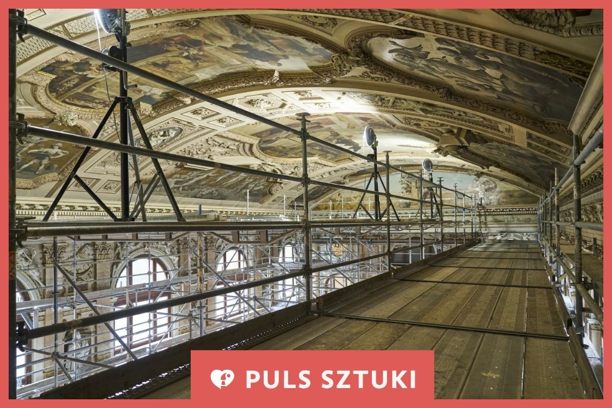 Klimt na wysokości 18 metrów. Wyjątkowa renowacja w wiedeńskim Burgtheater atrakcją dla publiczności