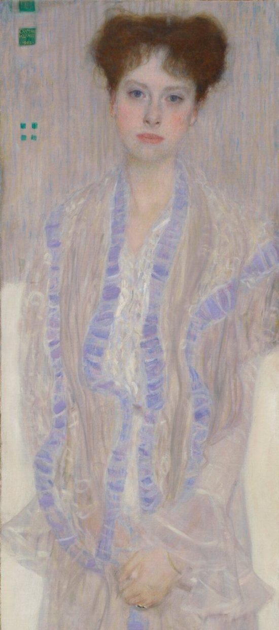 Gustav Klimt, Portret Gertrud Loew, Bildnis Gertrud Loew, secesja, portret kobiety, sztuka austriacka, niezła sztuka
