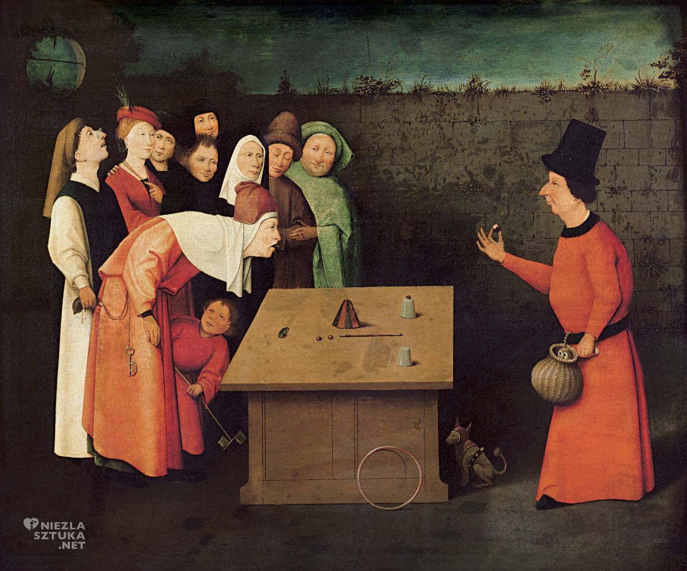 Hieronim Bosch, warsztat Hieronima Boscha, Kuglarz, sztuka niderlandzka, Niezła Sztuka