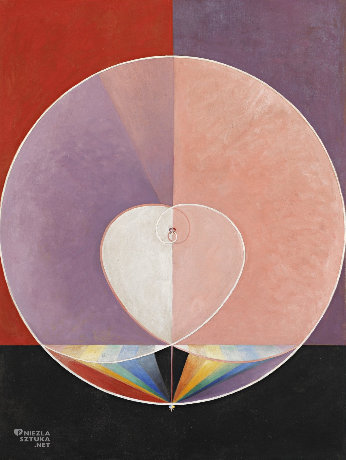 Hilma af Klint, Gołąb, nr 2, kobiety w sztuce, sztuka kobiet, abstrakcja, niezła sztuka