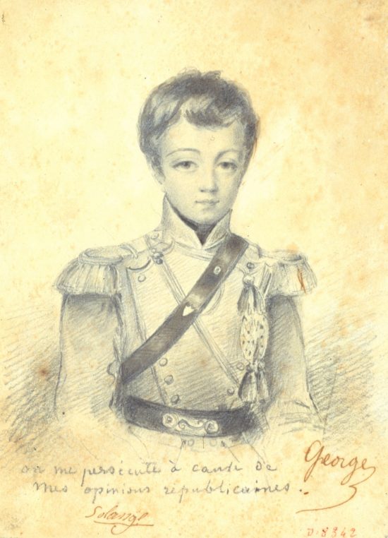 George Sand, portret syna, Portret Maurice’a Sanda jako oficera Gwardii Narodowej, pisarka, kobiety w sztuce, Fryderyk Chopin, sztuka francuska, kobiety w sztuce, Niezła Sztuka,