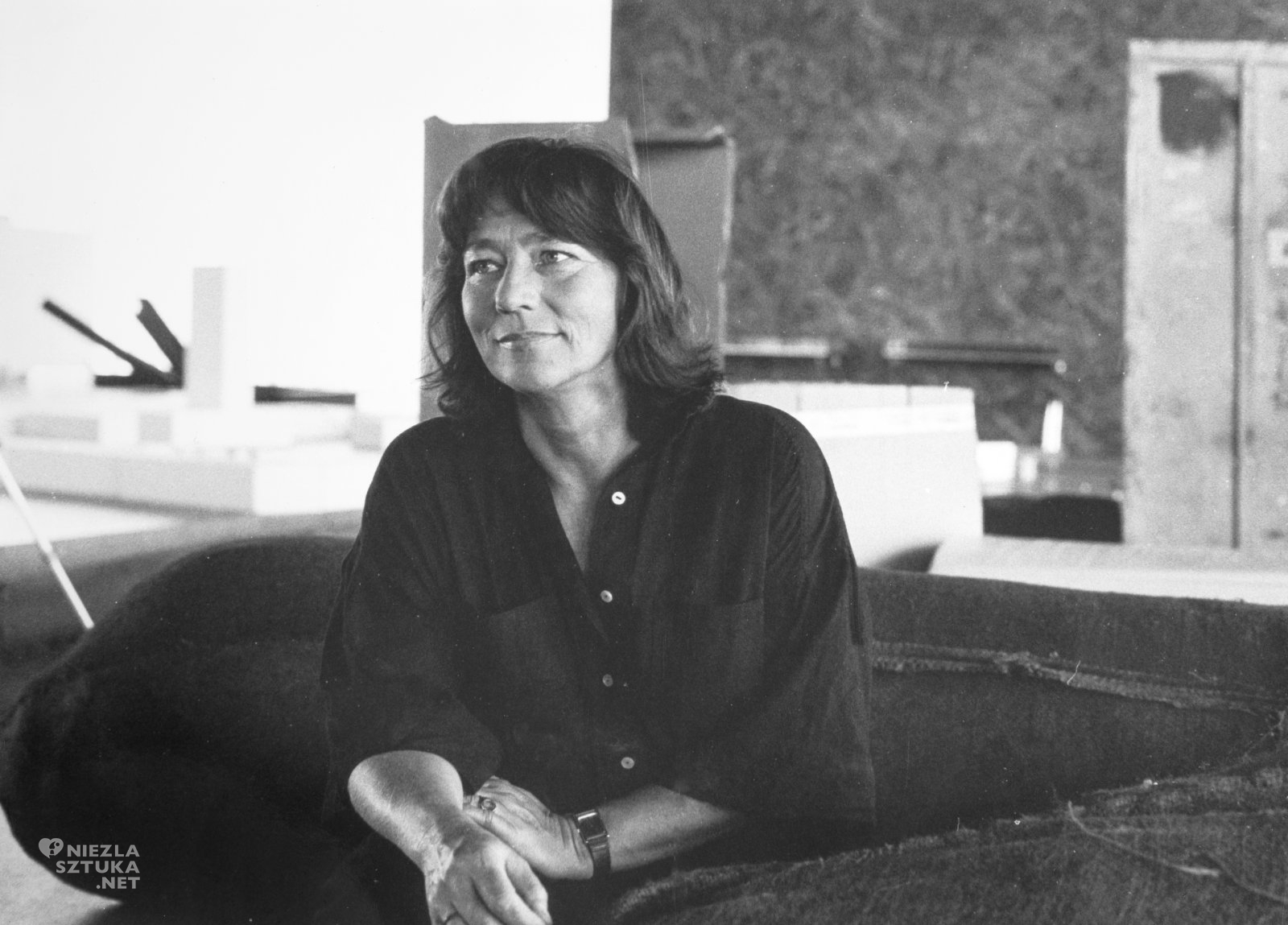 Magdalena Abakanowicz, portret, zdjęcie, fotografia, archiwum, sztuka polska, kobiety w sztuce, sztuka współczesna, niezła sztuka