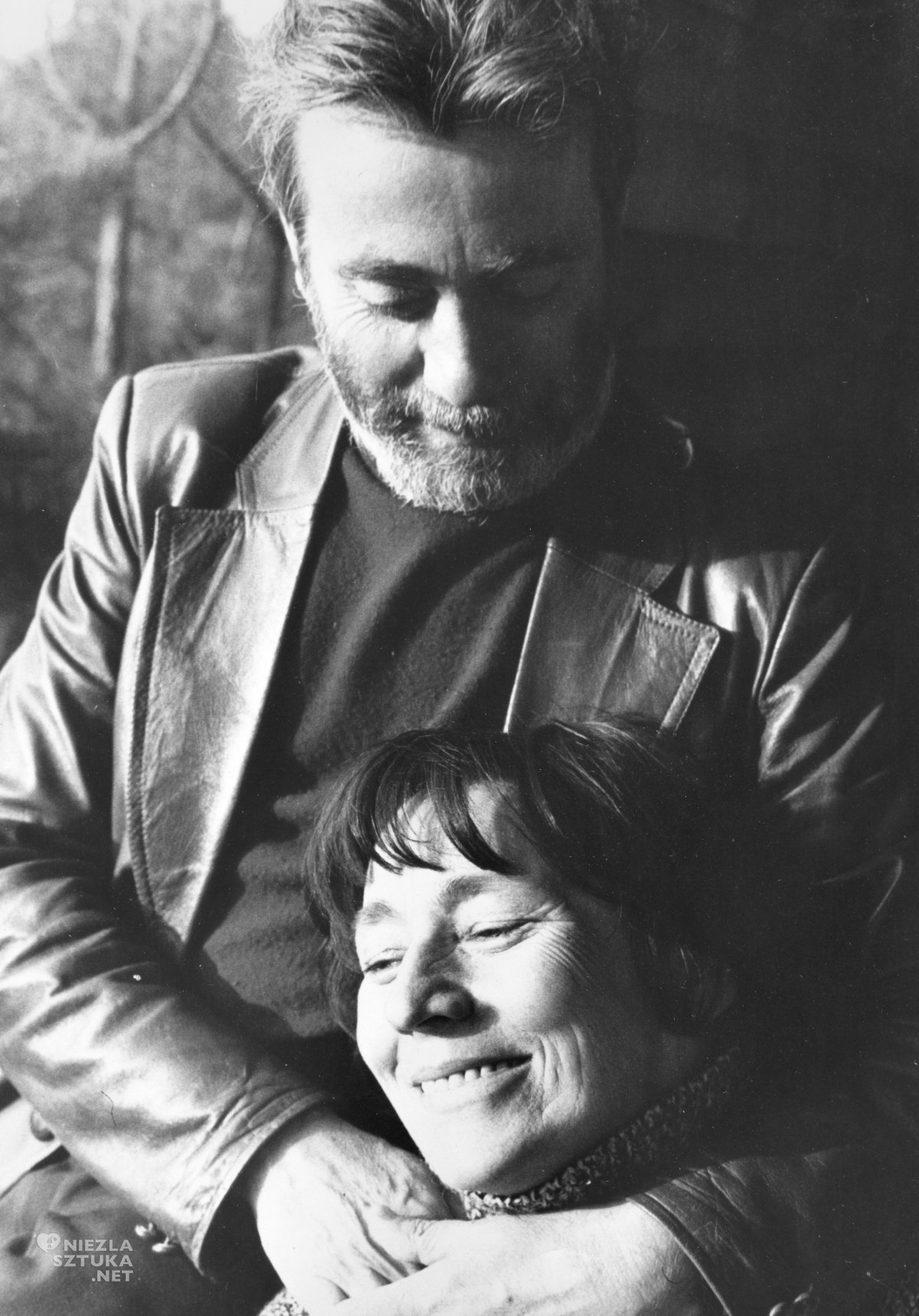Magdalena Abakanowicz, Jan Kosmowski, zdjęcie, fotografia, archiwum, sztuka polska, kobiety w sztuce, sztuka współczesna, niezła sztuka