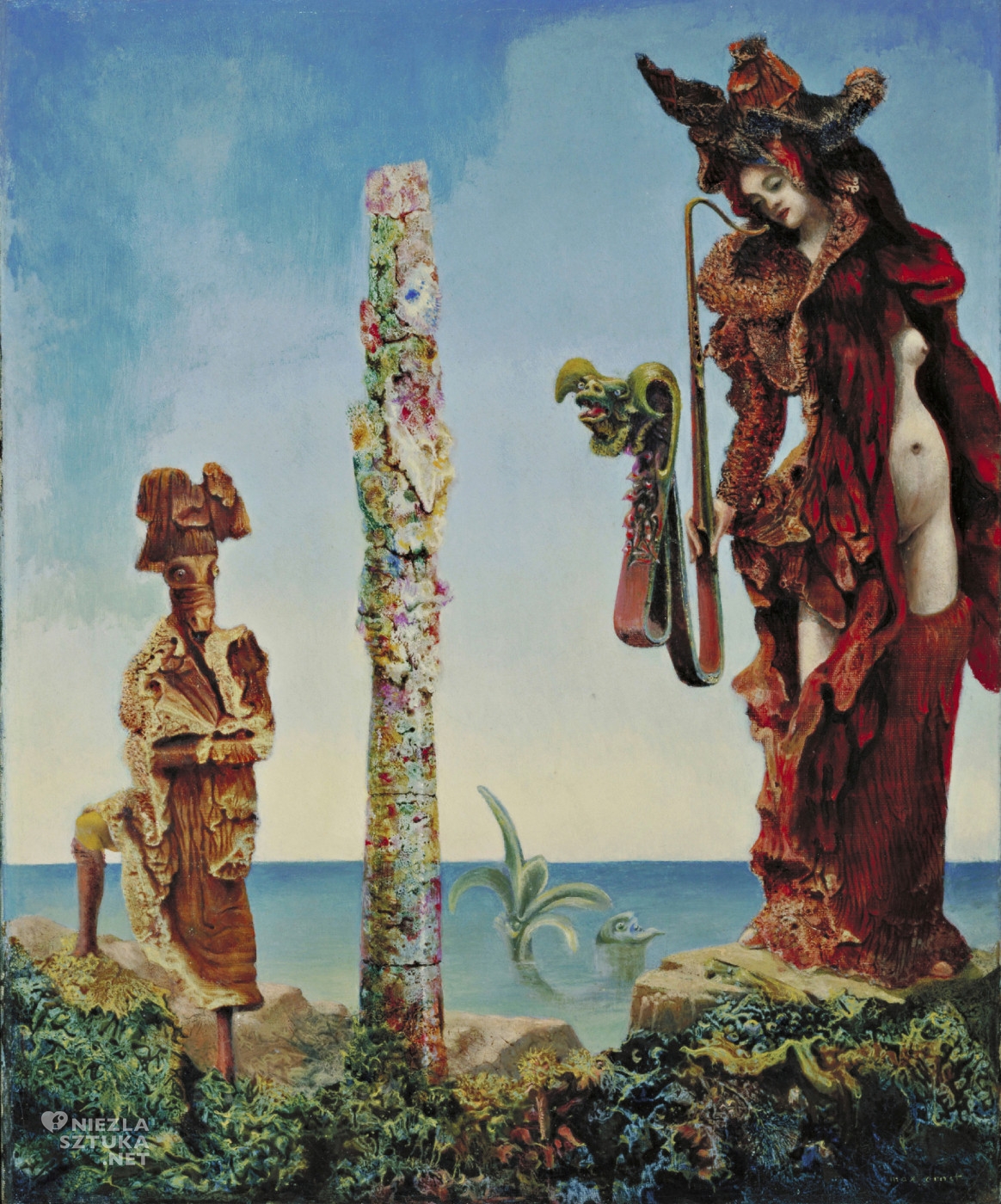 Max Ernst, Napoleon na pustyni, surrealizm, surrealizm niemiecki, malarstwo niemieckie, Niezła Sztuka