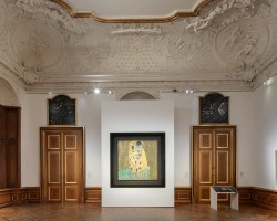 Österreichische Galerie Belvedere, Górny Belweder, Wiedeń, Gustav Klimt, Pocałunek, Austria, co zobaczyć w Austrii, przewodnik po Austrii, Niezla Sztuka