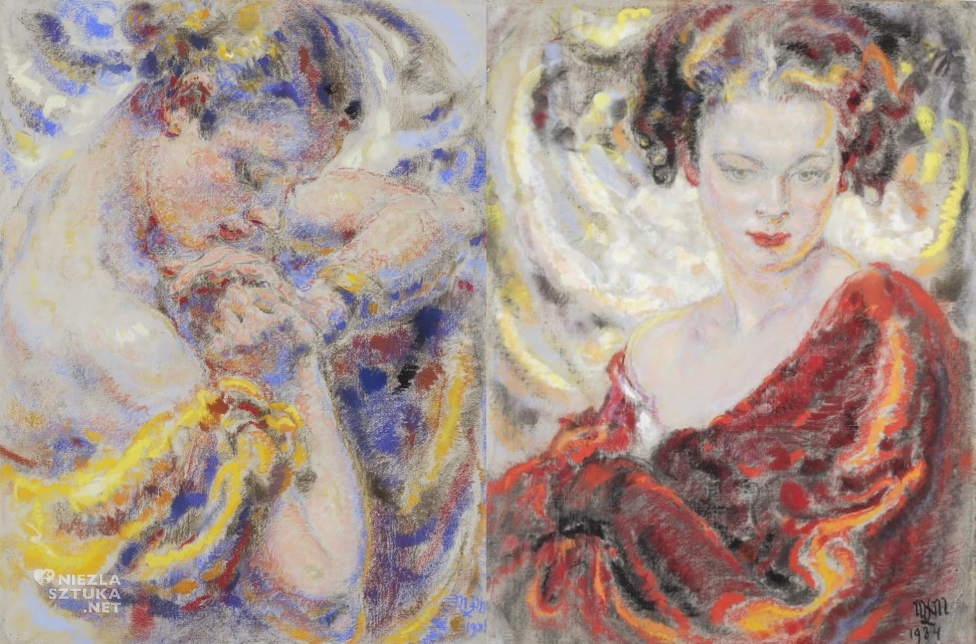 Małgorzata Łada-Maciągowa, Studium portretowe kobiety, pastel, papier, sztuka polska, kobiety w sztuce, kobieta artystka, Siedlce, niezła sztuka