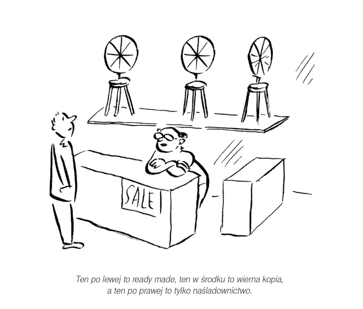 Ilustracja Pablo Helguera, Na co patrzymy?, Will Gompertz, książki o sztuce, sztuka nowoczesna, niezła sztuka