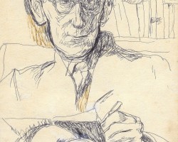 Józef Czapski, Autoportret, kolekcja Grzegorza Przewłockiego, sztuka polska, malarstwo polskie, malarstwo XX wieku, Niezła Sztuka